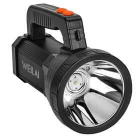Weilai 712297121732 Superbright Handheld Led Spotlight Flashlight Powerful Searchlight Usb Rechar