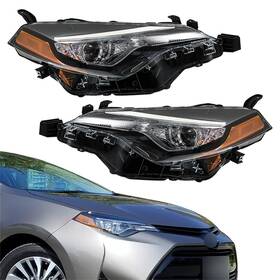 1-8248657-414586 Wflnhb 2pcs Driver And Passenger Side Headlamp Assembly Replacement For Toyota Corol