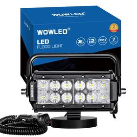 Wfpower 612292921675 36w Led Work Light Magnetic Base Mount Portable Flood For C