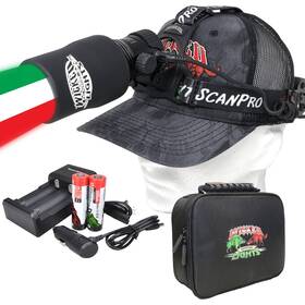 546549 Wicked Lights Scanpro Ic Gen4 3-color-in-1 Green Red White Hunting Headlamp