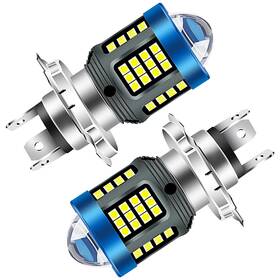 Mcl004 Windance 2pack H4 Led Headlight Bulb 1200lm 13w With Lens Hi/lo Beam Super