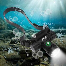 Ipx8 Windfire Div B14 Scuba Diving Headlamp Rechargeable Dive Light Waterproof Unde