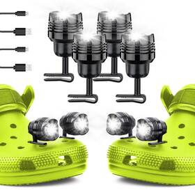 Wdc-102a-0912 Winndachi Headlights - 4pcs Led Lights For Shoes Charm Accessories Ip68 Waterproof