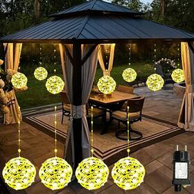 Gp-sw290dc0125-ip44 Wisegham Us -1ct 4 Pack 160 Led Christmas Lights For Tree Outdoor 8 Modes Globe Lig... Fast Ship