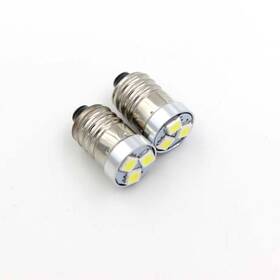 Wlke 750153168170 2pcs Whtie Led Upgrade Bulb 200lm For 2/3/4 C/d Flashlight Torch Bike La