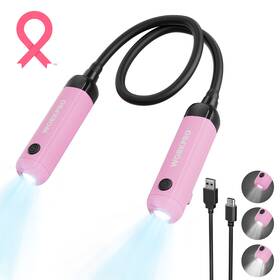 139034  Workpro Rechargeable Led Neck Light 300lm Hand-free 3 Brightness Level Dual Mode