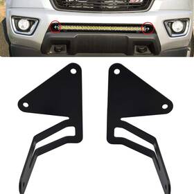 Wsays 712396499145 Compatible With 32ftft Led Light Bar Hidden Bumper Mount Bracket Wit