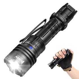Wuben 192271987804 T1 Tactical Flashlights 2000 High Lumens Rechargeable Flashlight 498 M