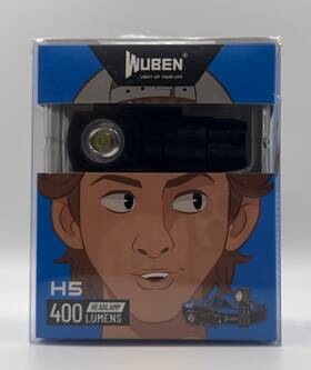 Wuben 971196511165 Headlamp H5 400 Lumens New In Box