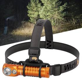 Hd20-orange Wurkkos Hd20 Rechargeable Headlamp Flashlight Spotlight&floodlight 90cri 5000k Recha