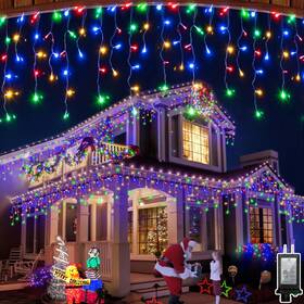 Wx-1296l Wuxyiyang 1296 Led 131ft Christmas Lights 288 Drops Outdoor Hanging Light With 8 Modes