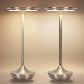 2yin1818 Xih 2 Pack Led Rechargeable Cordless Table Lamps Portable Outdoor 6000 Mah Batter