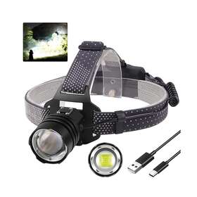 P160 Xlentgen 3301 Led Headlamp Rechargeable 15000 High Lumen Flashlight 3 Mod