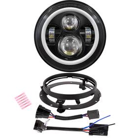 Ef-613-1-hw Xpctd 7 Inch Led Headlight Dot Drl Light Halo Bulb Kit For Touring Street Glide Roa
