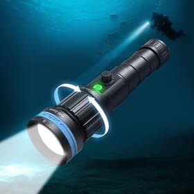 1600 Xtar 768274808547 D40 Zoom Dive Light Scuba Diving Flashlight Lumens 4-77 Degrees Adj