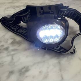 Xtended &climb 898140000833 Adjustable Strap Led Headlight Head Lamp Torch For Camping Outdoors Sports Hobby