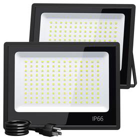 223aasd Xxbsaz 100w Led Flood Lights Outdoor Plug-in And Hardwired Security Ip