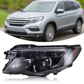 Xrhl02l Yeqshng Halogen Type Without Drl Headlight Head Lamp Assembly Compatible With 2016-20