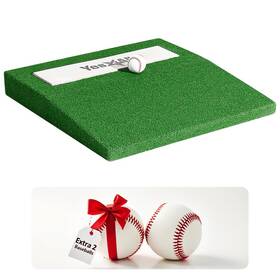 Yes4all 810165142992 All-weather Portable Pitching Mounds For Baseball With Antifade Turf 2 Baseb