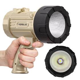 Fy-006-03 Yierblue 1000 000 Lumens Flood Light&rechargeable Spotlight 4 Light Modes An