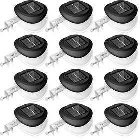 Yinder-lt-1501 Yinder 12 Pieces Solar Gutter Lights Outdoor 9 Led Waterproof Li