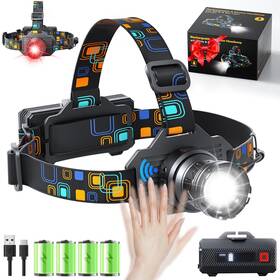Gy52-b-1p Ylqfh Headlamp Rechargeable Bright Led Head Lamp With White Red Light Headlam