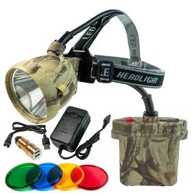 Wqg-oqw-fip977 Yotmake Coon Hunting Lights Camo Led Headlamp With 6 Lighting Modes 4 Powerf