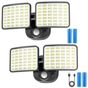 F08168 Ytkih Rechargeable Motion Sensor Light 2500lm&4000lm Dual Modes Outdo