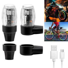 Yuerwover002 Yuerwover 627785427480 2 Pack Tire Lights For Car Led Wheel Light Valve Stem Cap Flash Tru