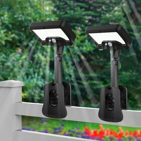 Y-ccp0110 Yuewilai Solar Lights Outdoor 2 Pack Clip On Motion Sensor Rechargeble