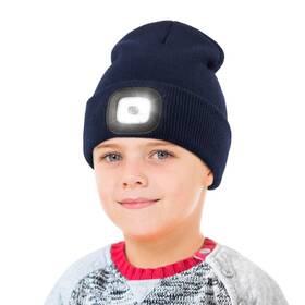 Yt-010 Yuntuo Led Beanie For Kids Unisex Rechargeable Headlamp Hat Winter Night Lig