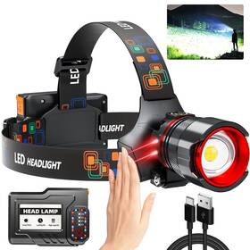Yuseub 780461608846 Rechargeable Headlamp 900000 High Lumens Super Bright Led Head Lamp W