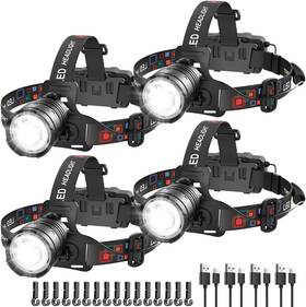 3000l Yuyao Youyetechnology Limited 445020988922 Rechargeable Headlamp High Lumen Super Bright Head Lamp 90 Rotatable He
