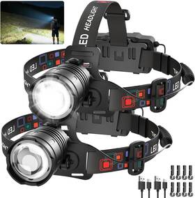3000l Yuyao Youyetechnology Limited 744759451941 Rechargeable Headlamp High Lumen Super Bright Head Lamp 90 Rotatable He