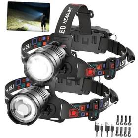 Lt01 Yuyao Youyetechnology Limited Rechargeable Headlamp High Lumen 99000lm Super Bright Head Lamp 90 2pack
