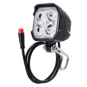 Zaisport 699838599031 Electric Bicycle Headlight 4pcs Led 400 Lumens 24v 36v 48v Compatible Wate