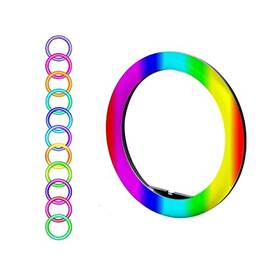 D00221735 Zanogi 360 Photo Booth Accessories 13ftft Ring Light With Phone Holder Led Round Ligh
