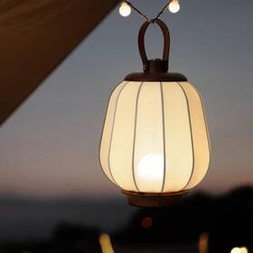 S821-1 Zenithlight Cordless Rechargeable Lanterns Table Lamp - Led Outdoor Light 4000 Mah Batter