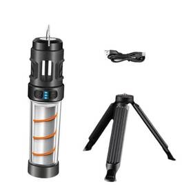 Ah06 Zinmeter 3-in-1 Repellent Camping Lantern And Flashlight With Dual Black