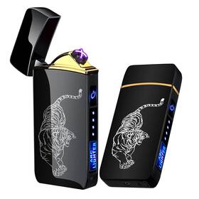 Zoippdms 734172462983 T3-tiger Arc Lighter - Smart Usb Rechargeable Windproof Flameless Lightwe