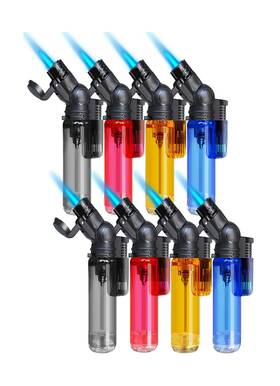 Zo606-8p Zoocura 8 Pack Torch Lighter Mini Refillable Butane Lighters Single Jet Fla... Fast Ship
