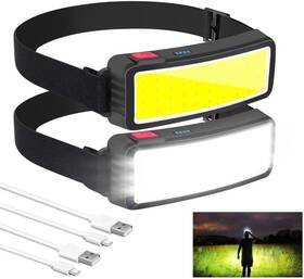 Z426 Zoyye Rechargeable Headlamp Flashlight 5000 Lumen Wide Beam Led 3 Lighting