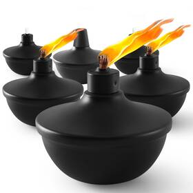 Zmw-06 Zspeng 6 Pack Metal Table Top Torches 23.5 Oz Citronella For Outside