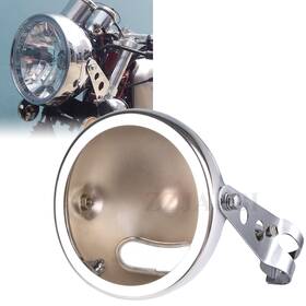 Zzjaubi 789609244649 Chrome Motorcycle Headlight Housing 5.75 5 3/4inch Bucket Compatibl