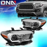 For 2016-2023 Toyota Tacoma Black Housing Amber Corner Projector Headlights Lamp. Fixed Price $142.58.