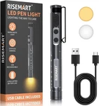 Risemart For Nurse, Rechargeable Led Medical Penlight, Warm/cool White. Fixed Price $27.99.