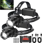 Rechargeable Led Headlamp 2-PACK 3500 Lumens Super Bright With Motion Sensor &. Fixed Price $56.99.
