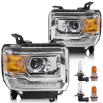 Headlight Assembly With Led Drl Compatible Gmc Sierra 2014-2018 1500 2.... Fixed Price $425.00.