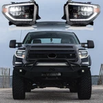 Vland Black Led Headlights For Toyota Tundra 2014-2021 W/sequential Front Lamps. Fixed Price $343.20.