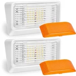 Kohree 320 Lumen Led Rv Porch Light X 3.6" 1.8", 2PACKS With Two Lens. Fixed Price $26.61.